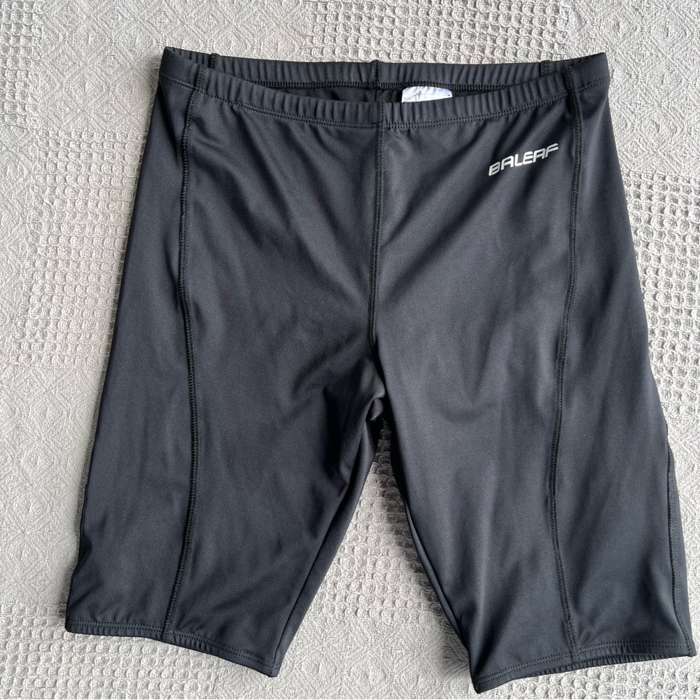 BALEAF Men’s Black UPF 50+ Swim or Athletic Stretch Shorts NWT Size 36